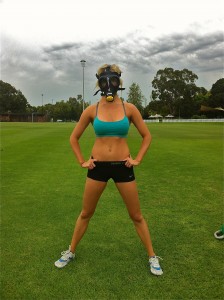 Emma in Elevation Gas Mask