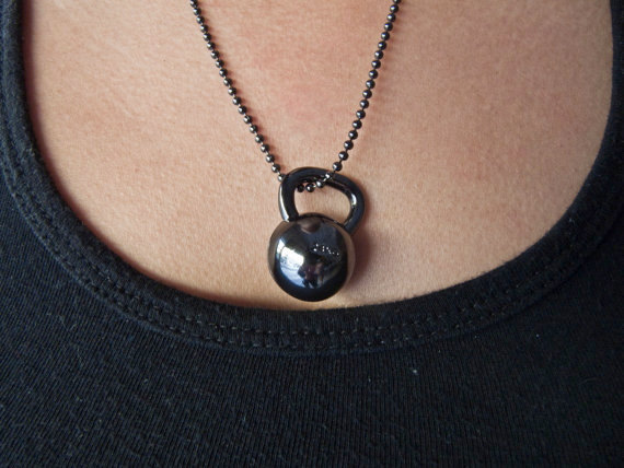 CrossFit Jewelry: Kettlebell Necklace