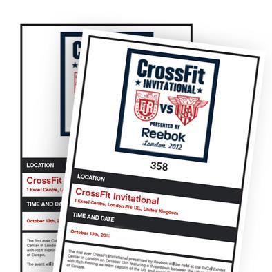Reebok CrossFit Invitational Sold Out!