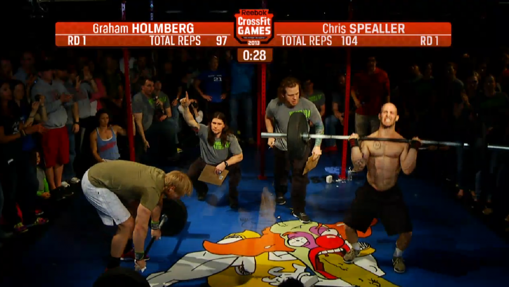 Speller vs Holmberg CrossFit Open 13.4