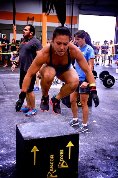 Jamie Hagiya CrossFit box jump