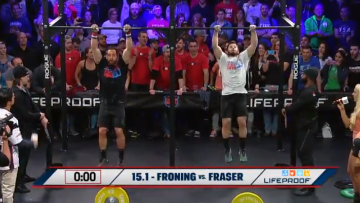 Rich Froning Defeats Mat Fraser in 15.1