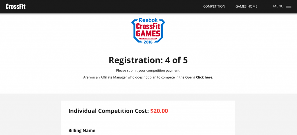 registration open 2016 crossfit open