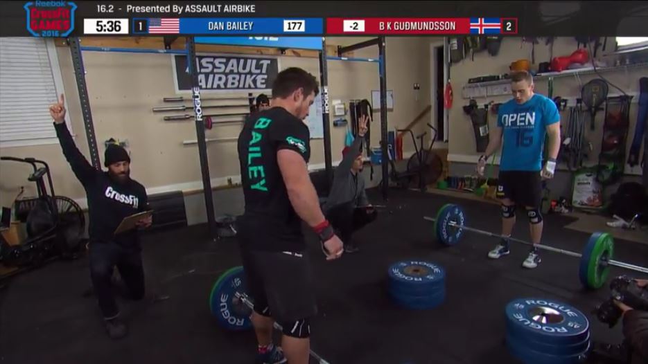 crossfit open 16.2 bailey Bailey Defeats Guðmundsson