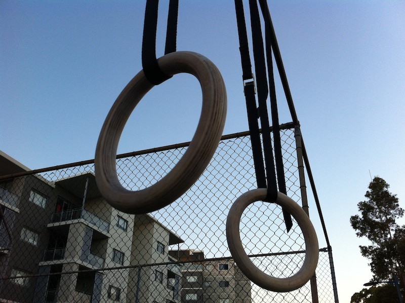 Fringe Sport Rings Hanging