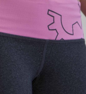 WOD Gear Pink & Grey Crop Pants