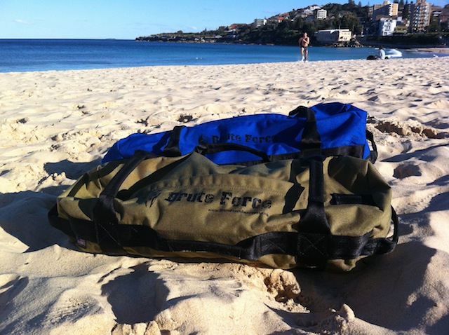 Brute Force Sandbag on the beach