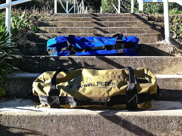 Brute Force Sandbag on Stairs