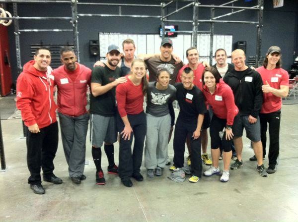 Katie Hogan with CrossFit Level 1 Seminar Staff and Friends