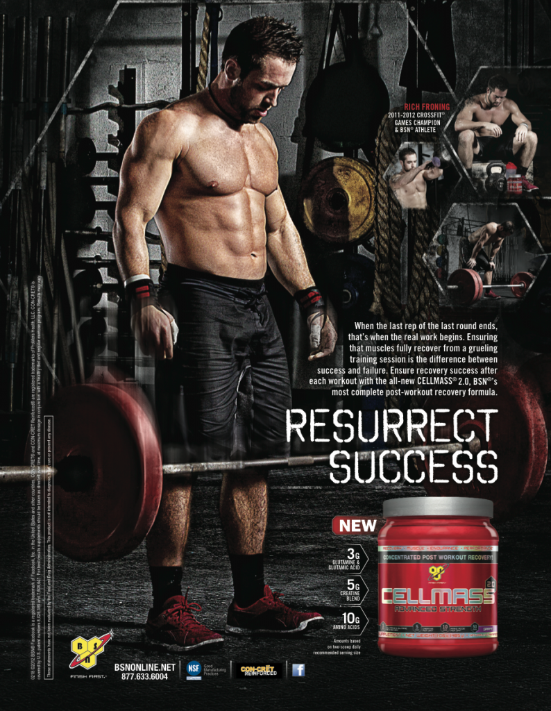 Rich Froning BSN advert