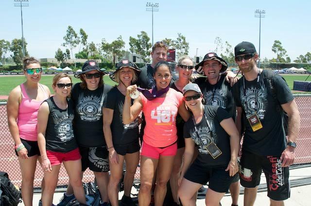 amanda allen and her team at the 2013 crossfit games