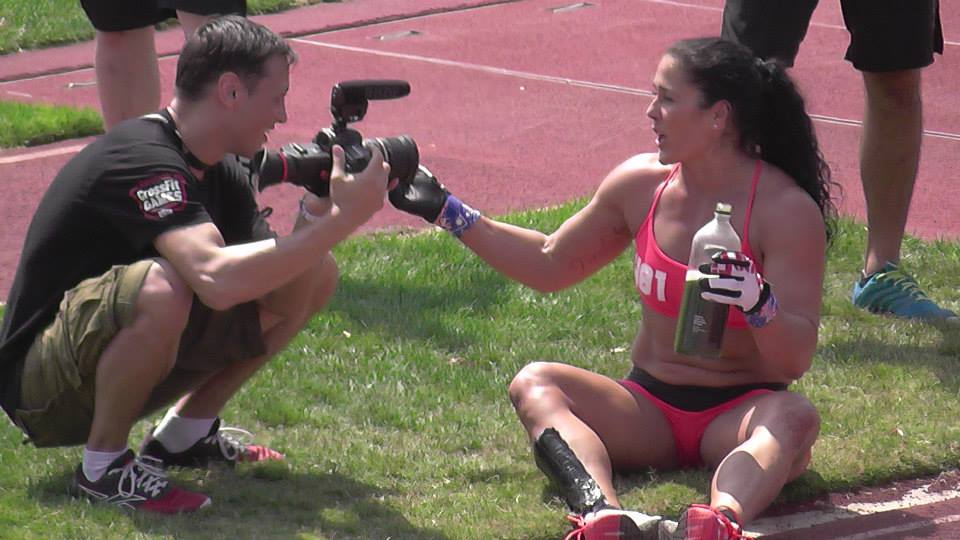 Michael and Amanda Alen at the 2013 crossfit games