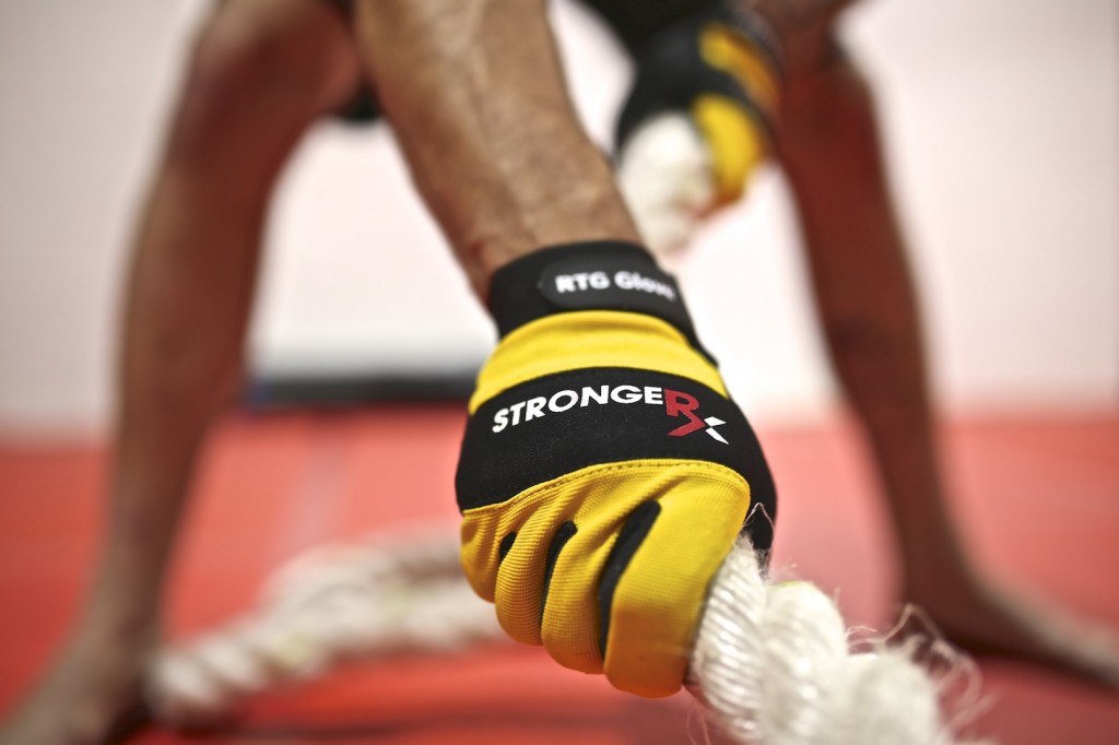 StrongerRx RTG Gloves Rope Pulls