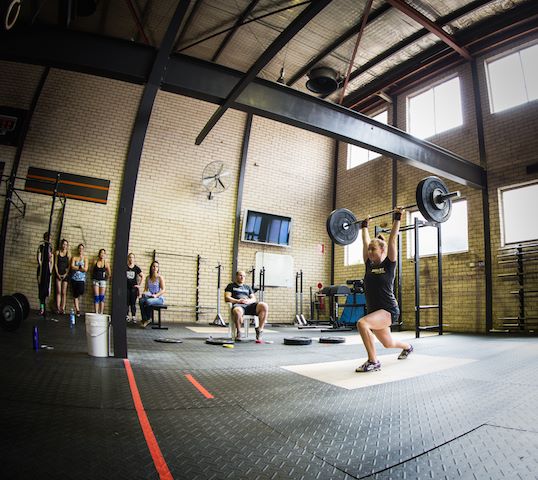 Emily Cooper at CrossFit Marrickville Olympic Lift