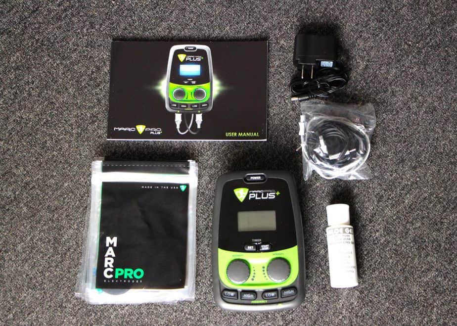 MARC PRO Muscle Stimulator Tens Unit TENS + EMS with Travel Case