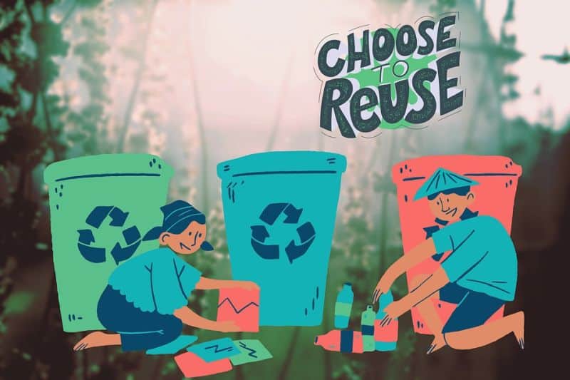 eco friendly bin waste rubbish trash