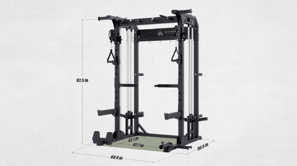 squat rack bench rig home gym