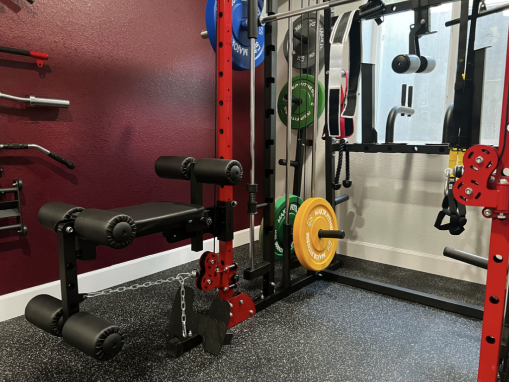 squat rack bench rig home gym