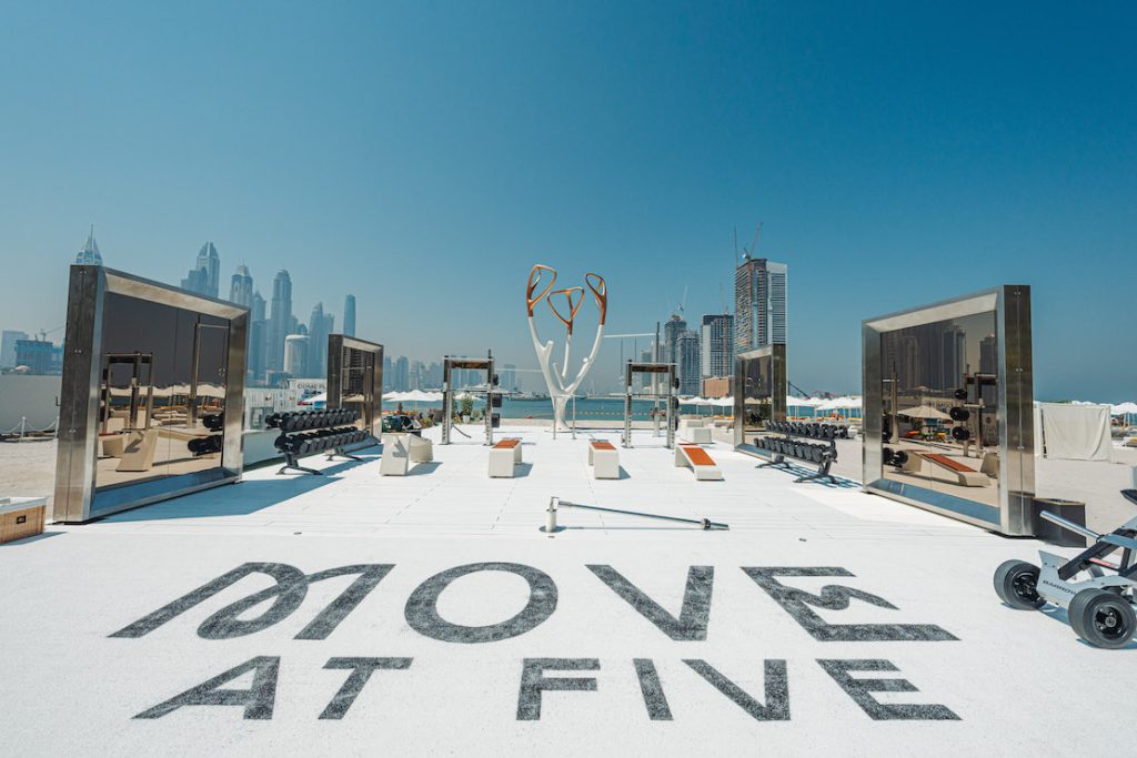 coolest outdoor gym in Dubai FIVE Palm Jumeirah_Beach Gym_Venue_1